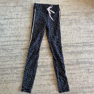 The Upside Blue Leopard SoulCycle Leggings